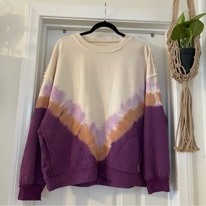 FP Free People Movement Tie Dye Sweatshirt